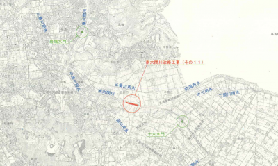 南六間川　位置図 (2)